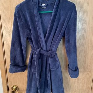 Boys Gap blue bathrobe size 10